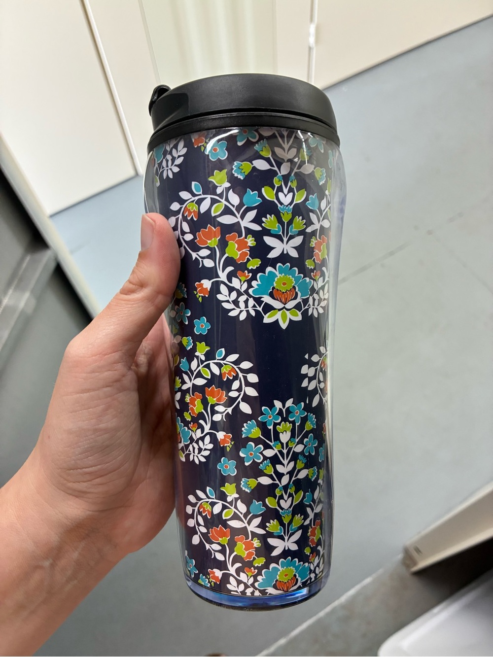 Vera Bradley Floral Travel Tumbler - Chandelier Floral Print (retired)